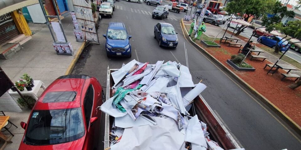 El lado B de las elecciones, la basura que queda en la ciudad