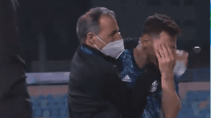El blooper del utilero de la Selección Argentina con Lionel Messi