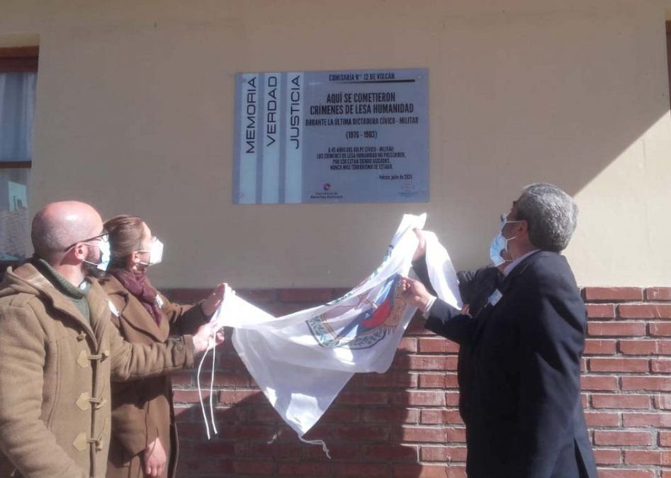 Señalizaron un «Sitio de la Memoria» en Volcán