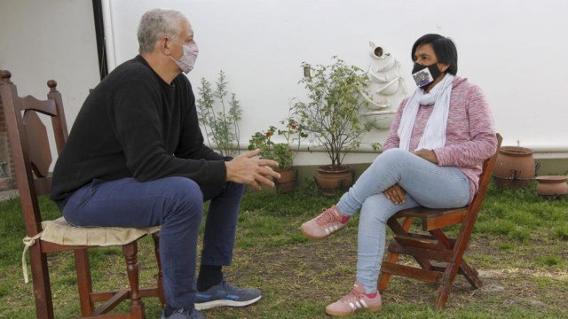 Pietragalla visitó a Milagro Sala en su gira por Jujuy