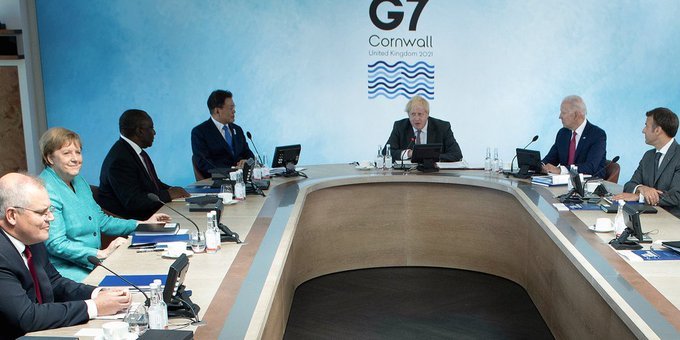 Los líderes del G7 discuten las evacuaciones en Afganistán