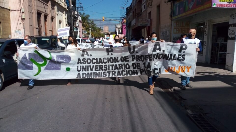 APUAP movilizó en contra del 12% salarial