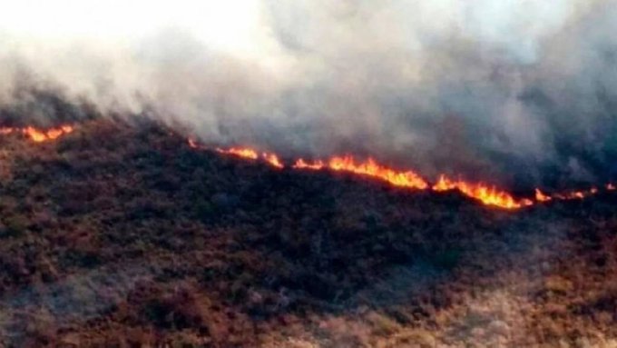 Continúan activos incendios forestales en Córdoba, La Rioja, Tucumán, Jujuy y San Luis