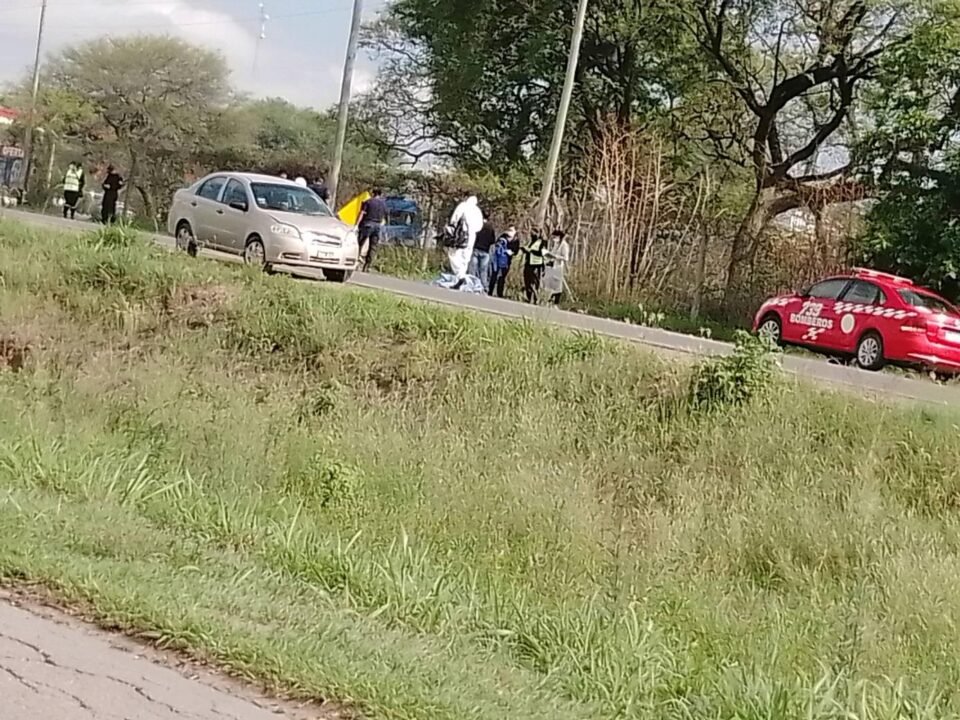 Accidente fatal en colectora de Ruta 66