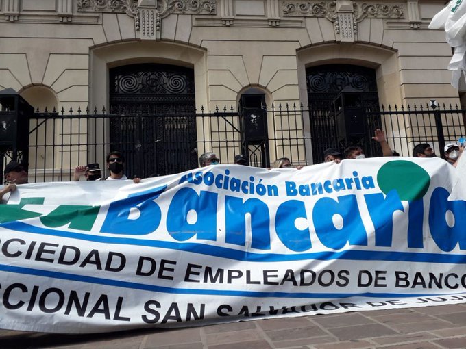 El jueves y viernes habrá paro bancario en Jujuy