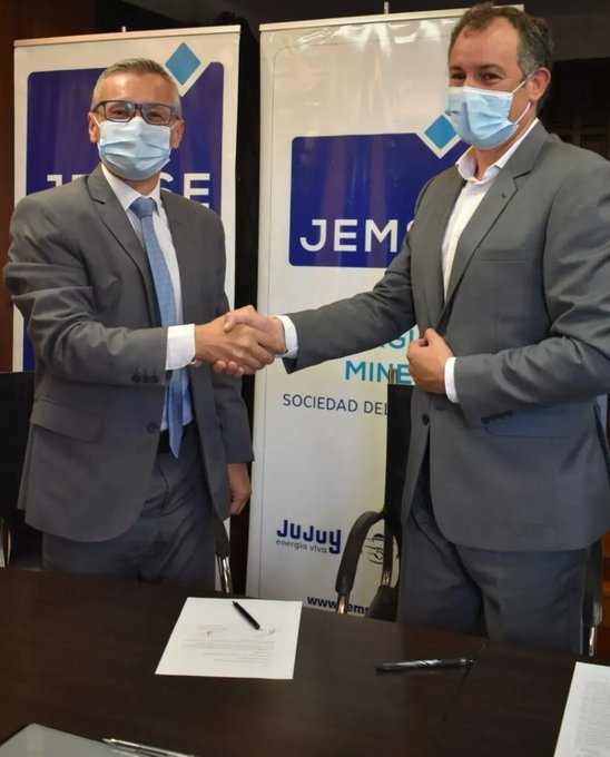 JEMSE firma acuerdo de exploración y venta de la Mina Aguilar con la empresa Hanaq Argentina