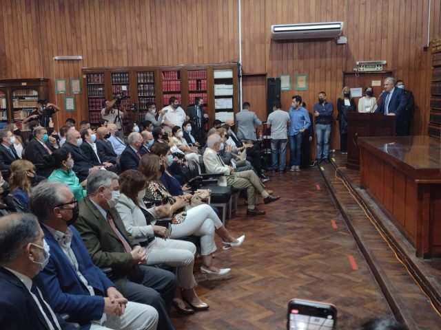 Morales se reunió con miembros del Superior Tribunal de Justicia