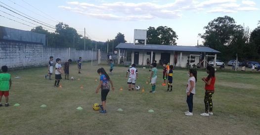 Inauguró la Escuelita de Futbol del Club Cuyaya