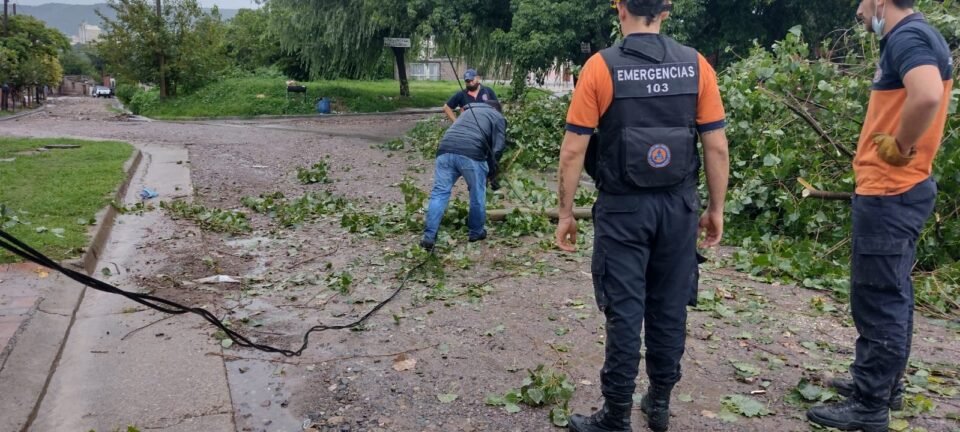 El temporal dejó daños materiales y rutas intransitables en la provincia