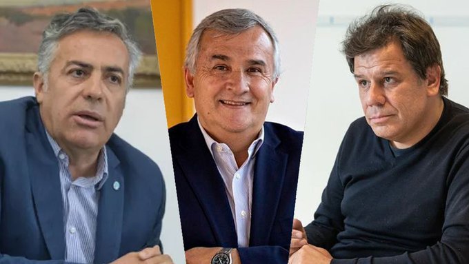 Gerardo Morales y Alfredo Cornejo celebraron el acuerdo con el Fondo Monetario