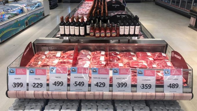 Gobierno renovó acuerdo de precios para siete cortes de carne
