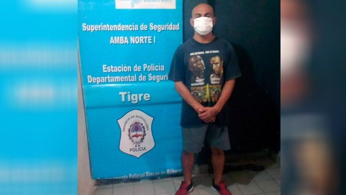 Detuvieron a “La Hiena” Barrios por violencia de género