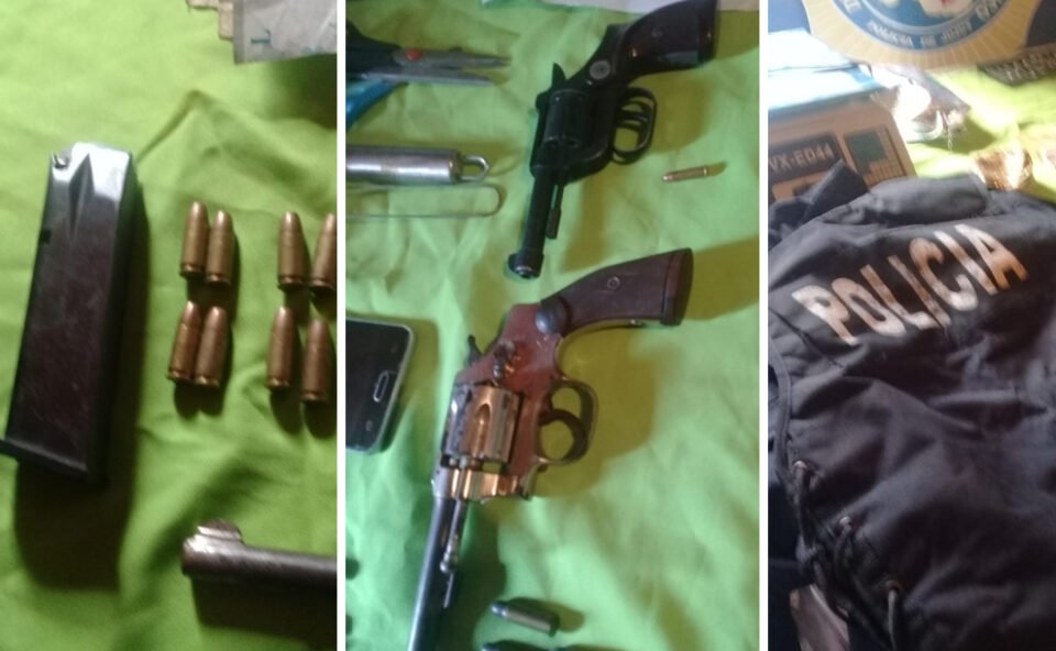Secuestraron droga y armas en allanamiento en el barrio Tupac Amaru