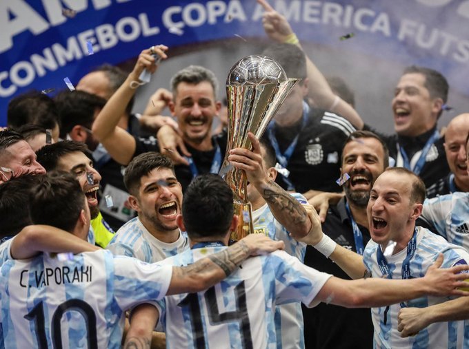 Argentina venció a Paraguay y se consagró campeón de la Copa América de Futsal