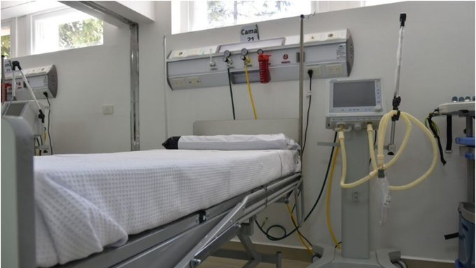 La ocupación de camas se encuentra por debajo del 40%