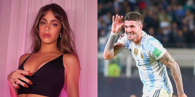 Revelan el romance entre Tini Stoessel y Rodrigo De Paul