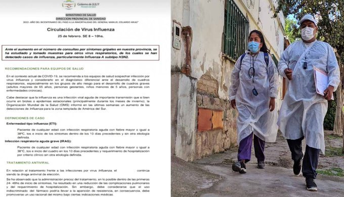 Alertan por el crecimiento de casos del virus Influenza