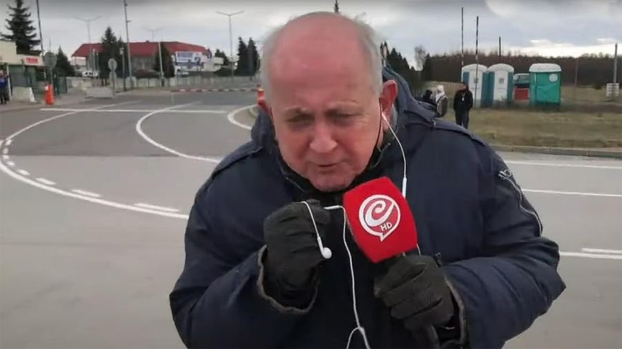 Chiche Gelnblung cubre la guerra desde Ucrania