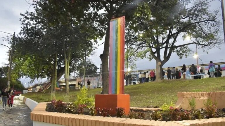 Inauguraron la primera plazoleta de la diversidad en Palpalá