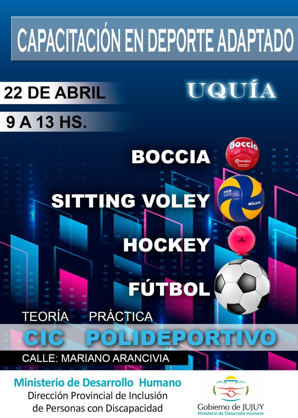 Capacitación en Deporte Adaptado en la Quebrada