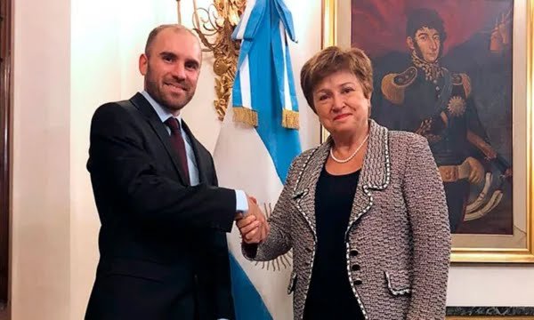 Martín Guzmán se reunió con Kristalina Georgieva