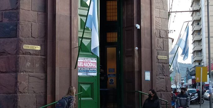 Paro Bancario en la provincia con movilización