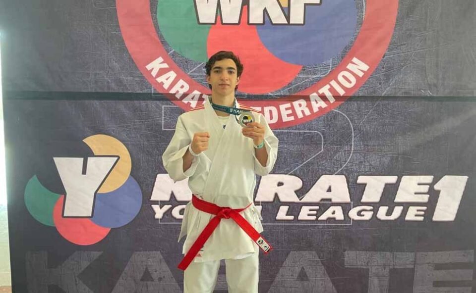 El karateka jujeño Patricio Montalvetti competirá este miércoles en el Sudamericano