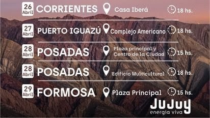 Jujuy se promocionara en el norte del Litoral