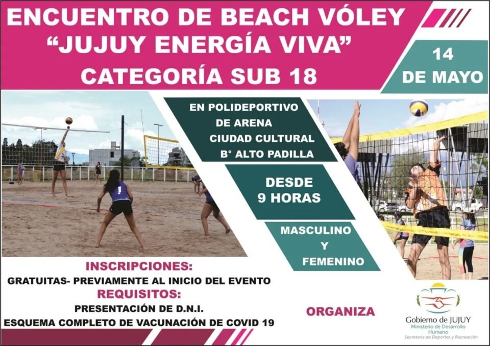 Se jugará el «Encuentro de Beach Vóley en Ciudad Cultual