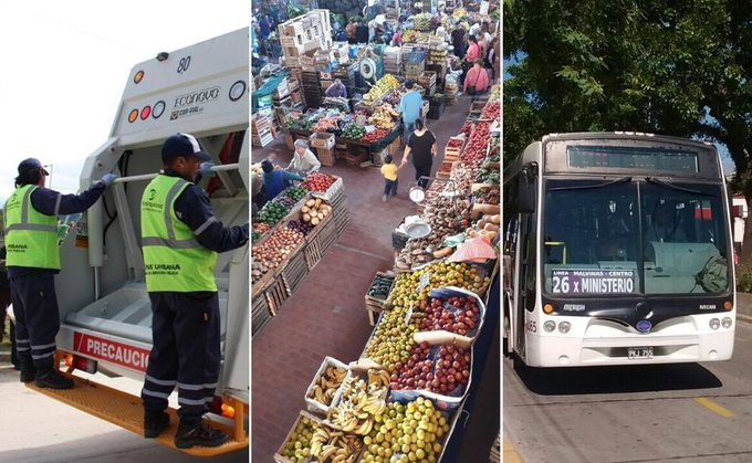 Funcionamiento de los servicios municipales