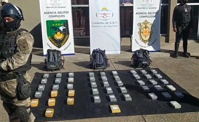 Secuestraron en Yavi más de 50 kilos de cocaína