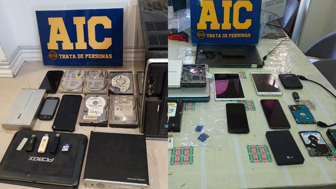 Allanaron domicilios en Operativo Internacional de pornografía infantil