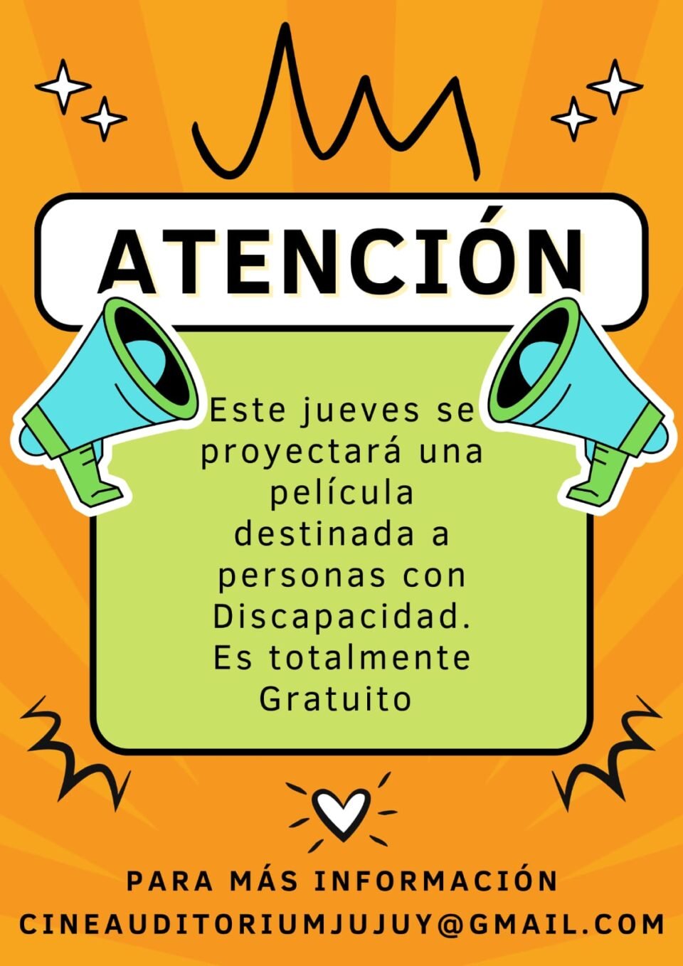 Cine para personas con Discapacidad