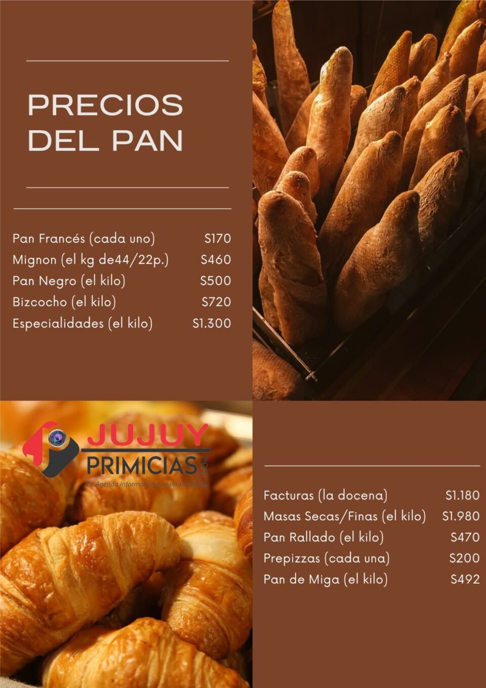 Nuevo aumento en el precio del pan