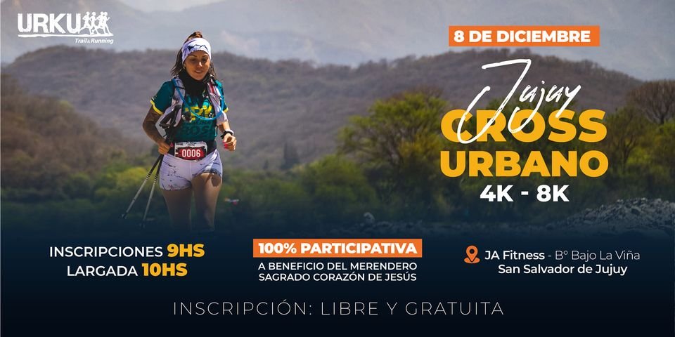 Con fines solidarios y gratuito se corre el Jujuy Cross Urbano