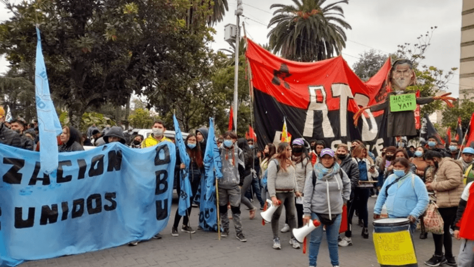 Organizaciones sociales de Jujuy, en reclamo nacional por planes sociales