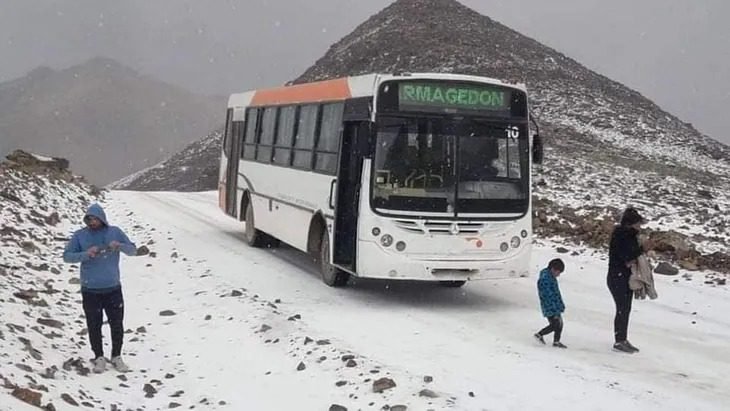 La nieve sorprendió a Jujuy