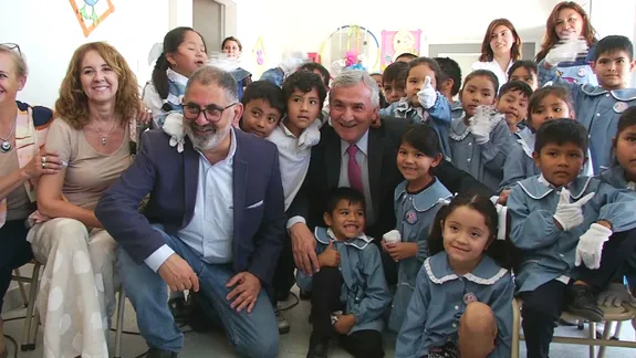 En Vivo: El Gobernador inaugura un Jardín Maternal en Humahuaca.