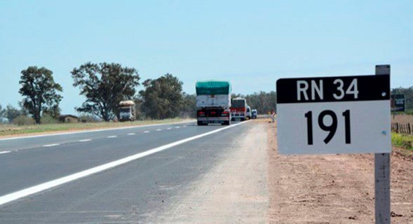 Precaución en el tránsito sobre la Ruta Nacional Nº34.