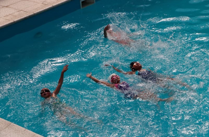 Denuncian el estado de la Pileta del Parque San Martín.