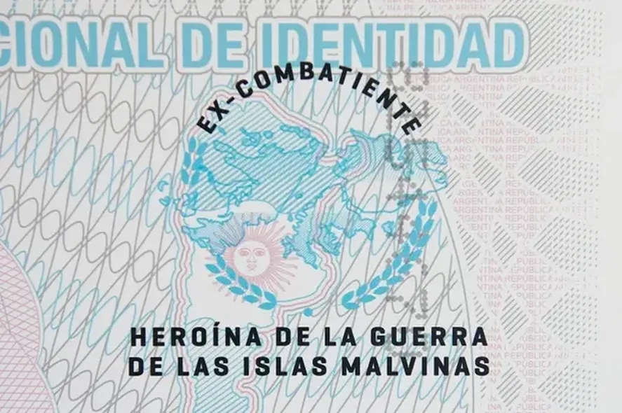 Nuevo DNI homenaje a ex combatientes de Malvinas