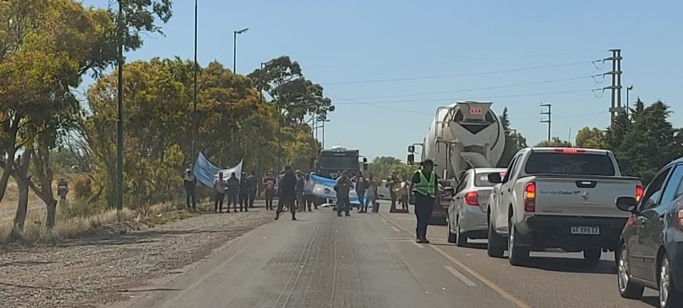 Cortes de ruta en la provincia