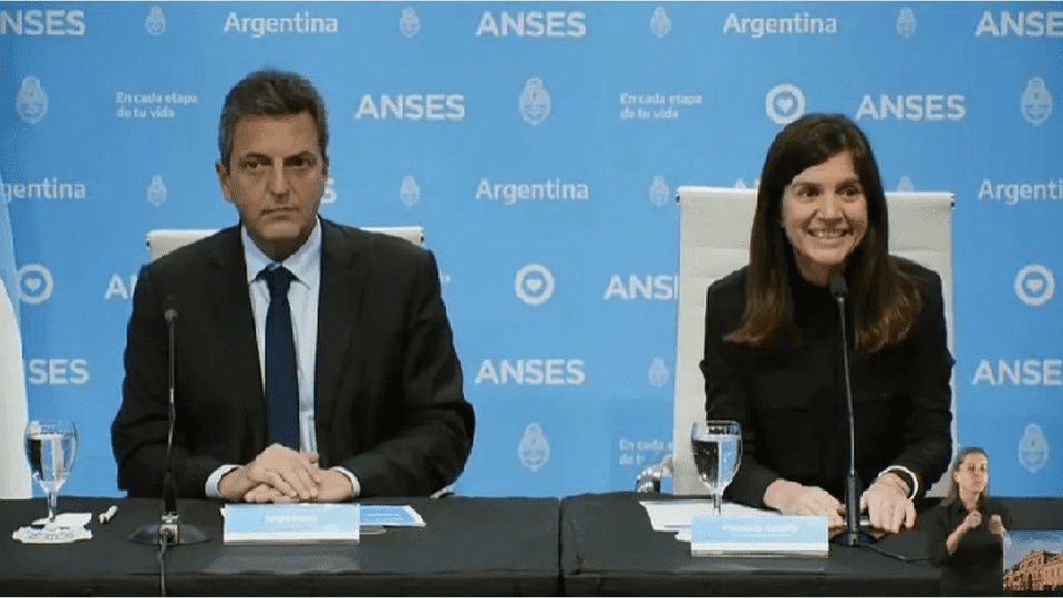 Sergio Massa anunció créditos de 0.000 para jubilados