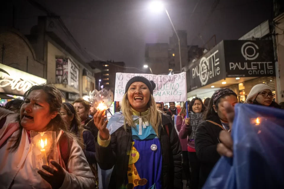 Nueva marcha de antorchas en la provincia