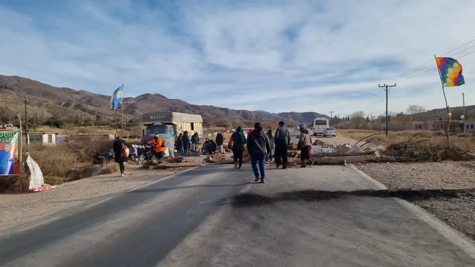 Cortes de Ruta: Liberaron el paso en la Quebrada