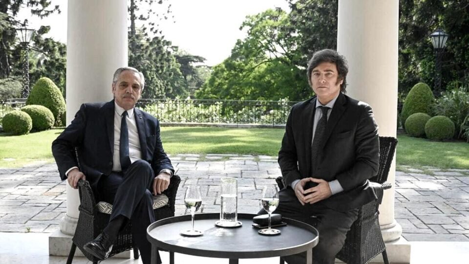 Fernández y Milei, se reunieron en la Quinta de Olivos