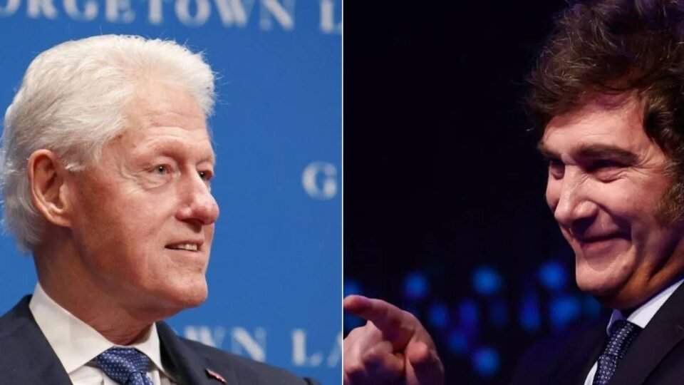 Milei se reunió con el expresidente Bill Clinton