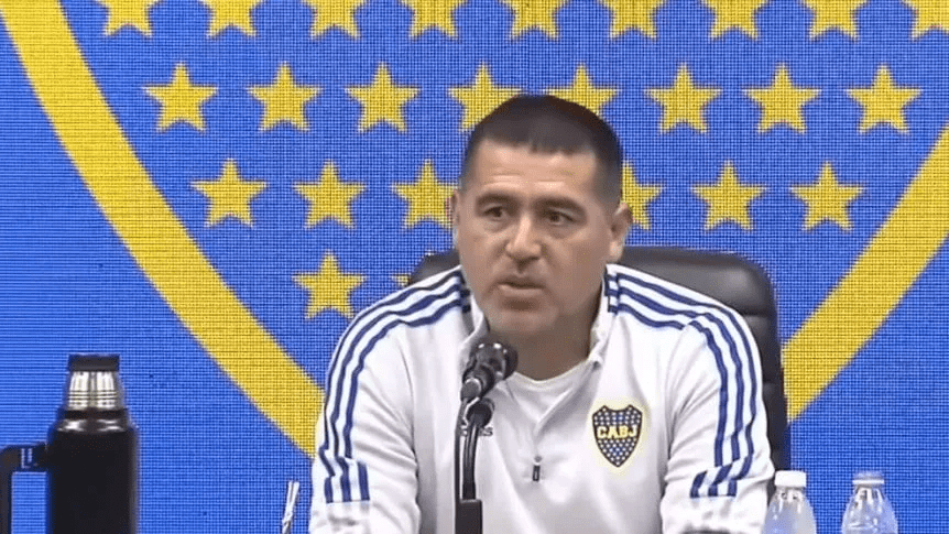 Riquelme brindó una conferencia de prensa en Boca Juniors