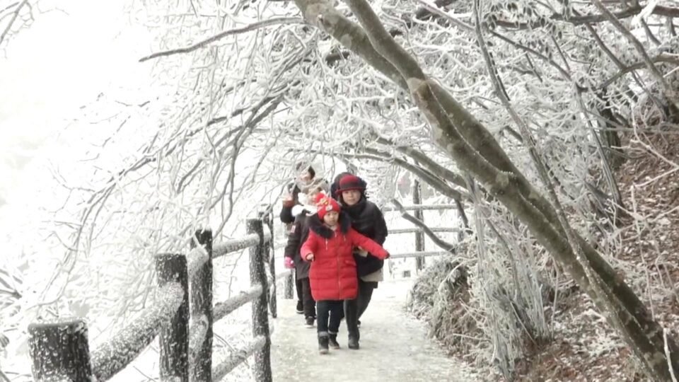 China rompió un récord por sus temperaturas bajas 