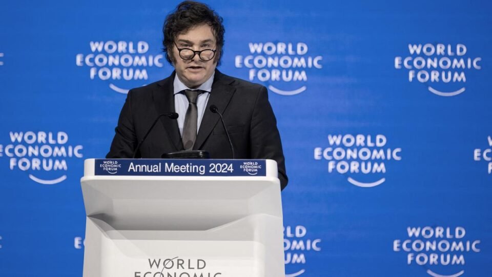 Milei defendió el capitalismo y el mercado en su discurso en Davos